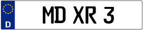 Truck License Plate